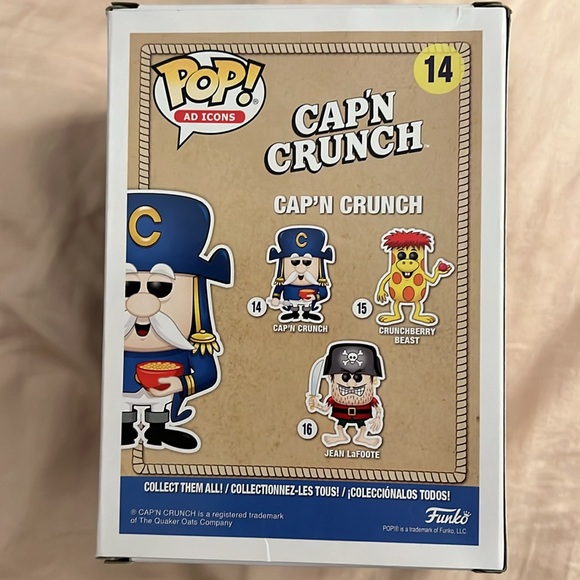 Funko Pop Ad Icons Cap’n Crunch 14, Target Exclusive! - Picture 2 of 7